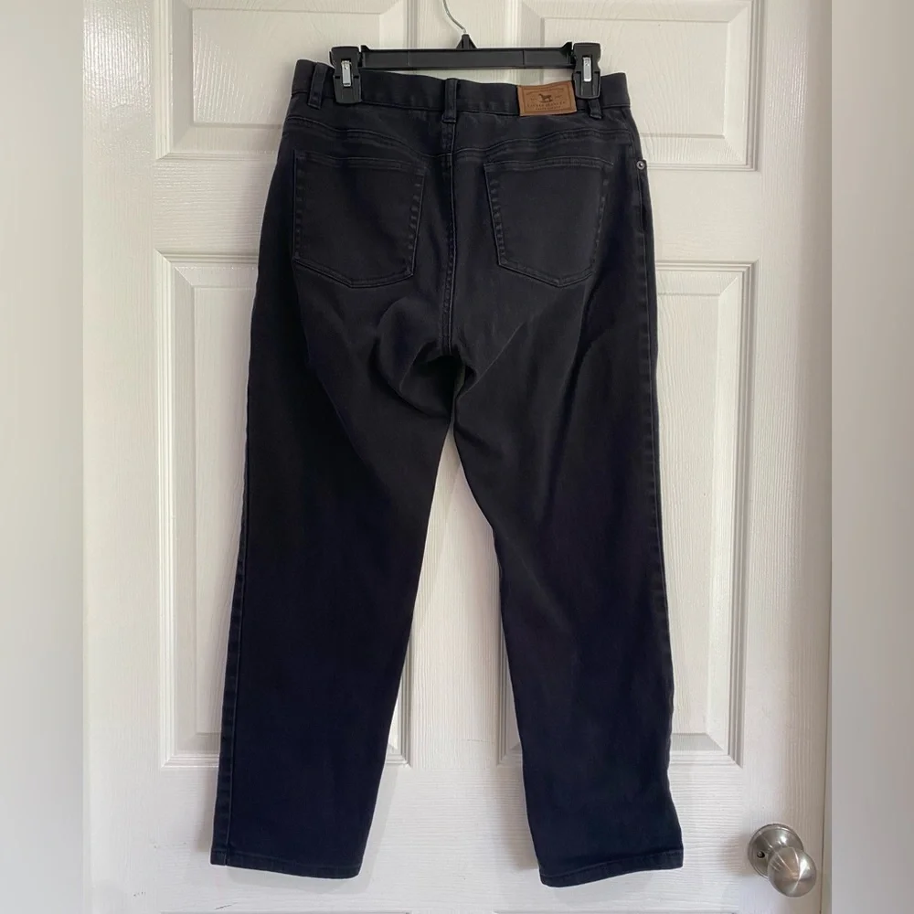 Ralph Lauren Jeans Co. Black Straight Leg Denim Women’s Size 8 Minimal